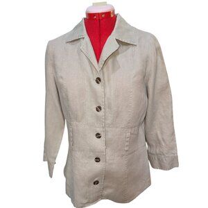 David Brooks 100% Linen Jacket